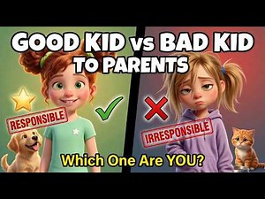 Responsible Kid vs Irresponsible Kid 🔥 Good Kid vs Bad Kid to Parents | Part 1