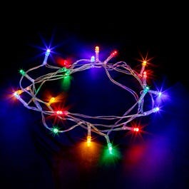 20 Battery Operated LED String Lights Multi