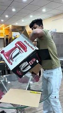 KitchenAid Mixer Unboxing 4.8ltr Empire Red | Attachment | KitchenAid Mixer #kitchenaidmixer