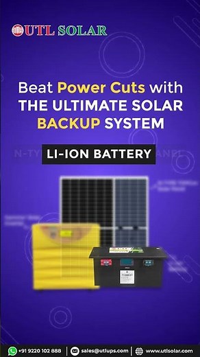 Uninterrupted Power, Ultimate Performance | UTL Solar Hybrid System for Complete Energy Freedom