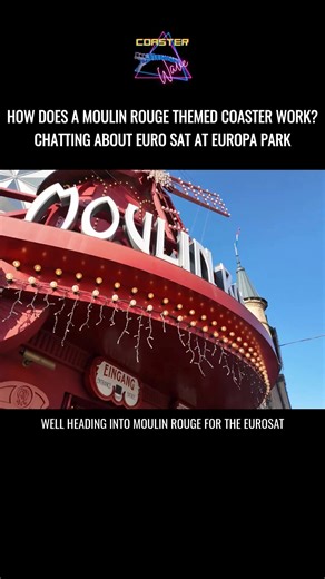 Moulin Rouge is certainly an interesting theme for a coaster! 💃 Eurosat Can Can Coaster is at Europa-Park in Germany - have you ridden it? 🤔 ** Full video available to watch at channel in bio ** Follow for daily theme park stuff! #europapark #cancancoaster #moulinrouge #themepark #rollercoaster | Coaster Wave