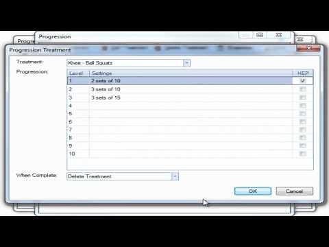 Physical Therapy Documentation Software: TheraOffice How To: Treatment Progressions