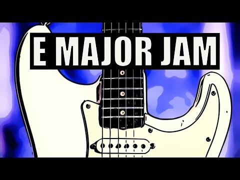 Slow Groove Jam | Sexy Guitar Backing Track - E Major