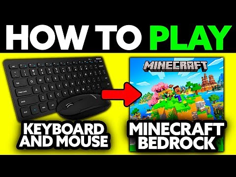 How To Play Minecraft Bedrock With Keyboard and Mouse (2025) - Step by Step