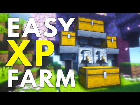 EASIEST AFK XP Farm In Minecraft! || No Redstone Or Mobs || 30 Levels In Minutes! ||