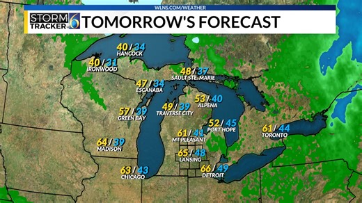 17K views · 13 reactions | We've got one more day left in the weekend. Here's the forecast! The latest video forecast from the Weather Center can be found here here wlns.com/forecast?utm_medium=social&utm_source=facebook_WLNS-TV . | WLNS-TV | Facebook