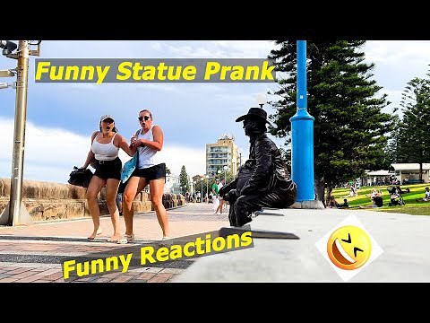 Funny Cowboy Statue Prank - Part 3 Reactions | Hilarious #funny #comedyvideo
