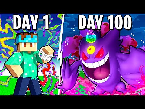 I Spent 100 DAYS In Minecraft Pixelmon: BEST Pokémon Team