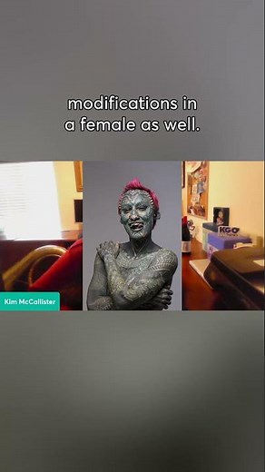 Woman Sets 2 World Records for Most Tattoos (female) & Most Body Modifications (female)