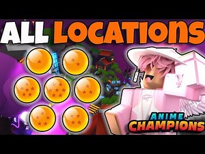 ALL 7 DRAGON BALL LOCATIONS| Anime Champion(Countdown)