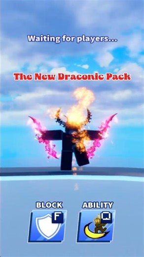 Playing With The New Draconic Pack In Blade Ball