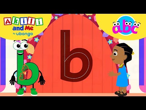 LETTER B Adventures! ABC learning for toddlers | Learn and Play with Akili and Me