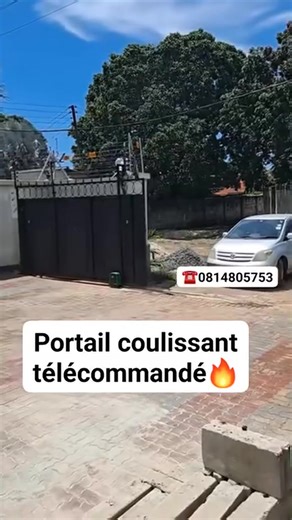 🛑🛑 Installation portailautomatique 🚫🚫💥𝙋𝙊𝙍𝙏𝘼𝙄𝙇 𝘾𝙊𝙐𝙇𝙄𝙎𝙎𝘼𝙉𝙏 𝙈𝙊𝙏𝙊𝙍𝙄𝙎É 𝙊𝙐 𝘼𝙐𝙏𝙊𝙈𝘼𝙏𝙄𝙌𝙐𝙀💥💥 CT CORPORATION 😫😫 Vous en avez marre 🤧de descendre de votre voiture pour ouvrir votre portail ?? OUVREZ ET FERMEZ à l'aide d'une télécommande Moteur_Centurion D20-SMART Moteur_Centurion D10-SMART Moteur-Centurion D5-SMART 👉👉 Installation maindoeuvre incluses CT Corporation Services deCongo 1 📌𝒔𝒐𝒍𝒖𝒕𝒊𝒐𝒏 𝒅𝒆𝒔 𝒕𝒆𝒄𝒉𝒏𝒐𝒍𝒐𝒈𝒊𝒆𝒔 𝒆𝒕 𝒅𝒆 𝒍𝒂 𝒄𝒐𝒎𝒎�