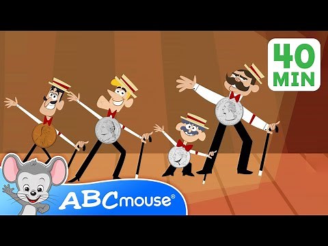💰 Coins, Counting & More! 🎶 | Learning Songs | ABCmouse 40-Minute Compilation for Kids