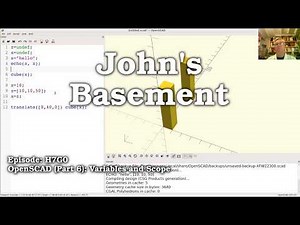 OpenSCAD Tutorial (Part 6): Variables and Scope