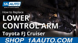 How to Replace Lower Control Arm 2007-14 Toyota FJ Cruiser