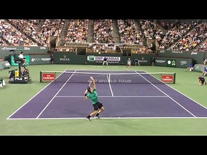 Roger Federer Best Court Level Points | Indian Wells 2017 | 4K 60FPS