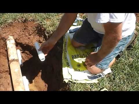 In Line PVC check valve replacement (PVC pipe repair)