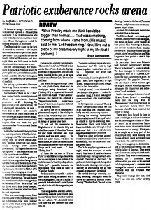 Sep 11, 1984: Bruce Springsteen & The E Street Band at The Spectrum Philadelphia, Pennsylvania, United States | Concert Archives