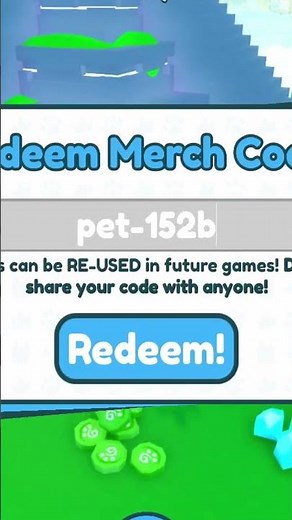 I Redeemed A Titanic Merch Code...😲 (Pet Simulator X) #shorts