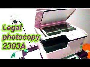 how to operate photocopy machine toshiba 2303A। photocopy machine operate bangla,