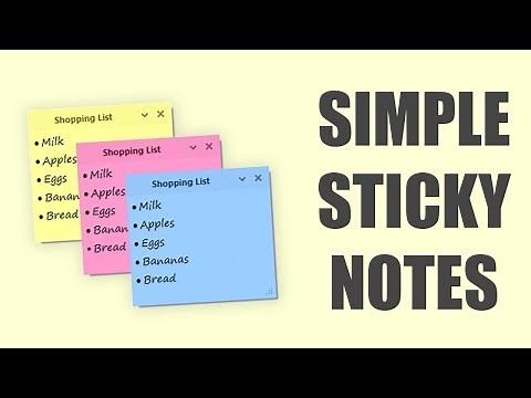 How to Download and Install Sticky Note in Windows 10