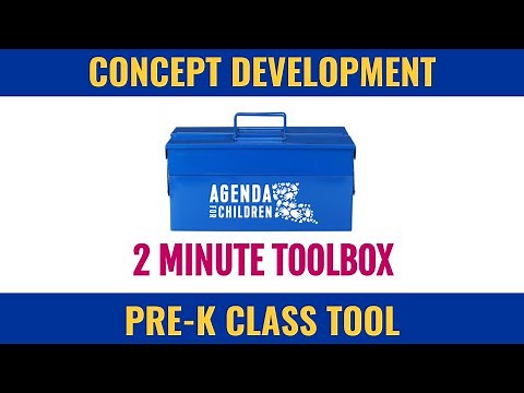 2 Minute Toolbox: (Pre K) Concept Development