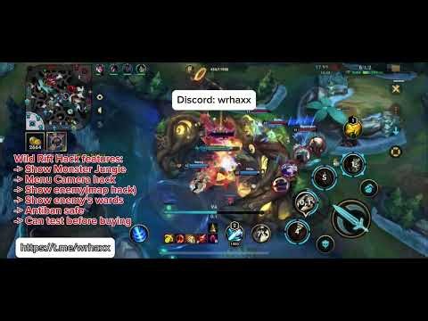 New map h.a.c.k Mod menu ios/android Wild Rift antiban for all servers