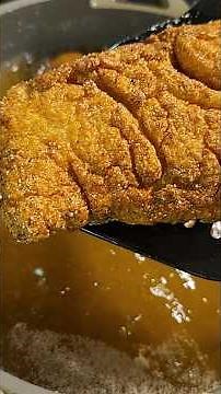 SKILLET FRIED CORNMEAL RED SNAPPER FILLET MY WAY! CORNMEAL RECIPE IS LISTED