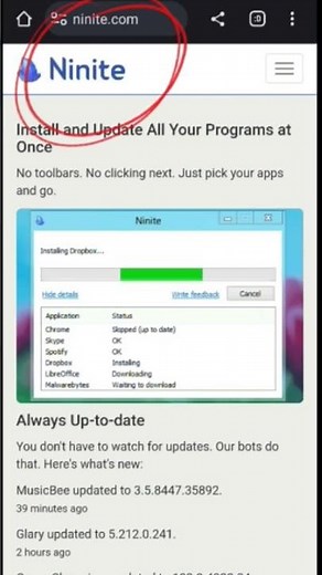 Ninite one-click install and update for Windows software. Fast, easy, and efficient #windowssoftware