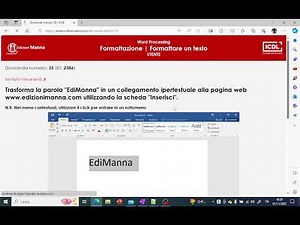 Simulazioni ICDL - Modulo Word processing n°10 - Sezione 3