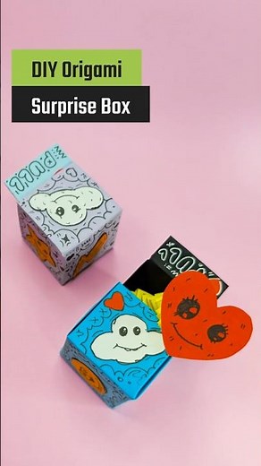 How to Make an Amazing Origami SURPRISE BOX [Fun Pop-Out Box Tutorial]
