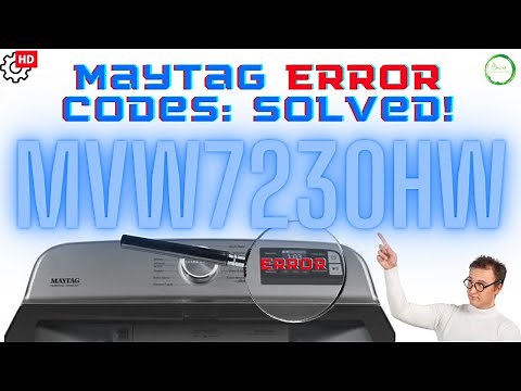Maytag Washer Troubleshooting Guide: Fix Errors & Reset Your Machine Easily
