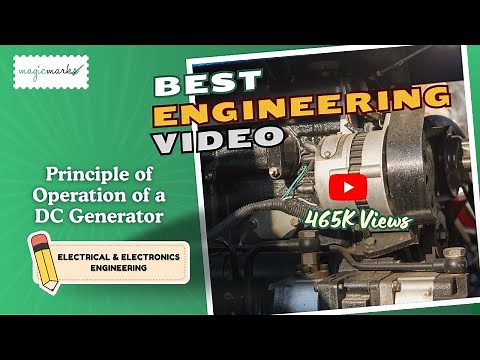 Principle of Operation of a DC Generator | Electrical & Electronics Engineering