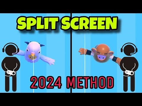 How To SPLIT SCREEN on Fall Guys ✅ 2024 METHOD/ PLAY Split Screen (PC/XBOX/PS/SWITCH) DOUBLE Screen
