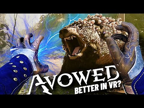 This NEW Unreal Engine 5 Open World RPG ALREADY Works in VR! // AVOWED VR Mod (UEVR)