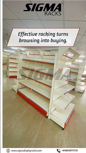 Supermarket Display Racks by Sigma Racks | Smart Retail Storage Solutions 🛒