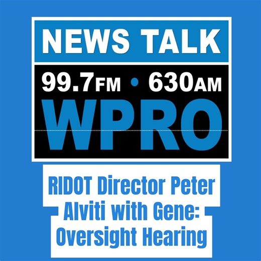 The 3rd Oversight hearing is set for this afternoon, RIDOT Director Peter Alviti joined Gene Valicenti this morning to talk about it on "Ask the DOT" Link🎧 https://omny.fm/shows/the-news-with-gene-valicenti/ask-the-dot-5 #WashingtonBridge #RhodeIsland | NewsTalk 99.7 & AM 630 WPRO