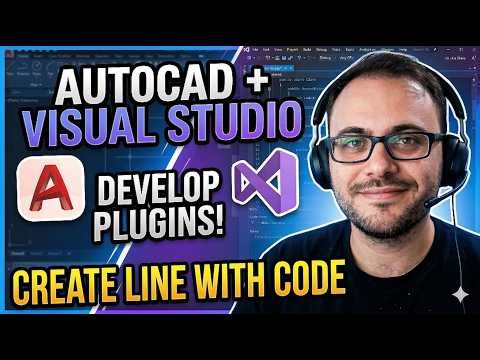 AutoCAD + Visual Studio: Create Line with Code | Custom Plugin Tutorial