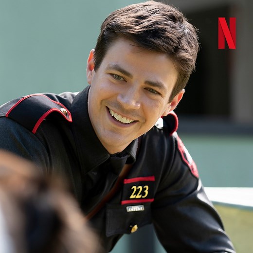 A policeman (Grant Gustin) rescues a puppy from a shelter and discovers the power of a dog's love 💖 Based on the heart-warming true story, RESCUED BY RUBY. March 17. | Netflix