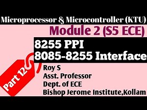 Module 2| Part 12| Microprocessor & Microcontroller|S5 ECE | KTU