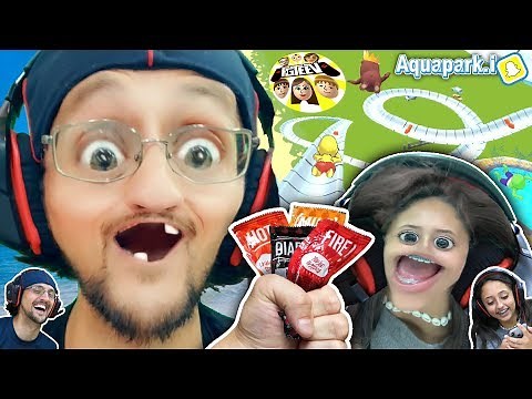 AQUAPARK.IO Challenge 🎮 FGTEEV Lex 🆚 Duddy (Hot Sauce Loser)