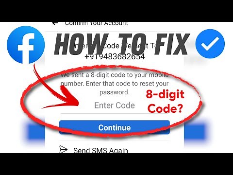 HOW TO FIX Facebook 8-digit Code Not Received Problem Solved | How to Solve Facebook Login Code
