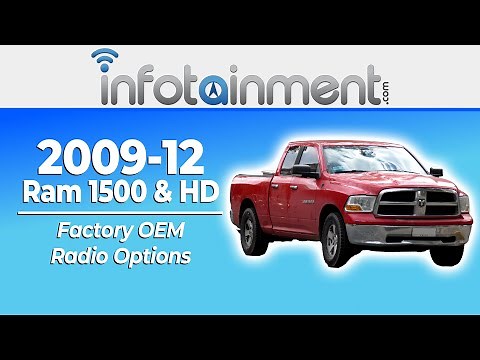 2009-2012 Dodge Ram 1500 2500 3500 - Factory OEM Radio Options - Easy Plug & Play Install!