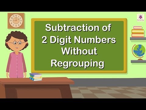 Subtraction of 2 Digit Numbers Without Regrouping (Without Borrowing) | Maths Grade 1 | Periwinkle