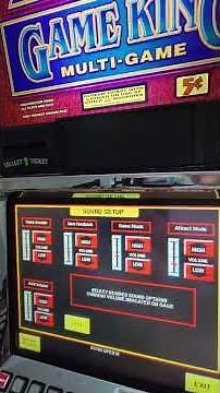 IGT Game King/Igame volume adjustment tutorial