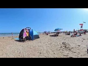 🎉 Seaside Atmosphere! Valencia in 360° — Sun, Waves & Music | Spin Walk (2025)