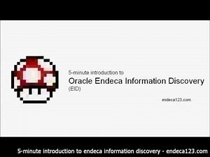 5-minute introduction to Oracle Endeca Information Discovery