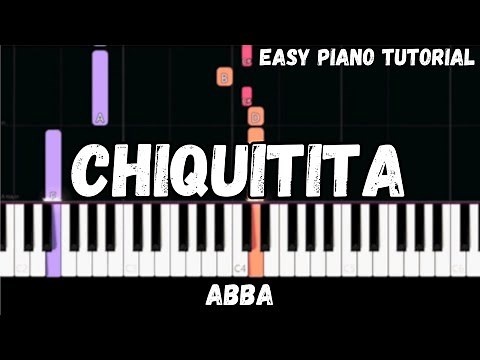 ABBA - Chiquitita (Easy Piano Tutorial)