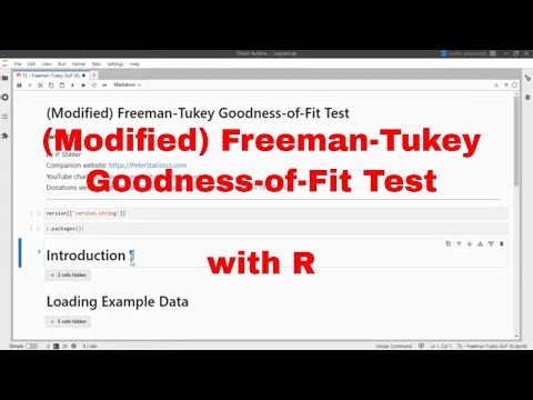 R - (Modified) Freeman Tukey Goodness-of-Fit Test